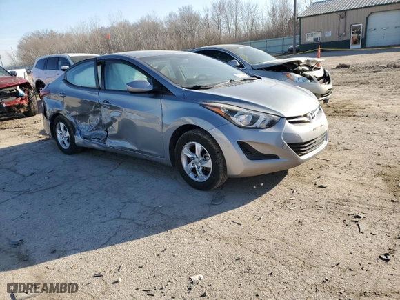 2014 Hyundai Elantra SE with VIN KMHDH4AE4EU198265, listed as a Copart auction lot 48702395 with 80,487 mi miles and Salvage Title. Bid and sale history available at carsss.com. Image 4.