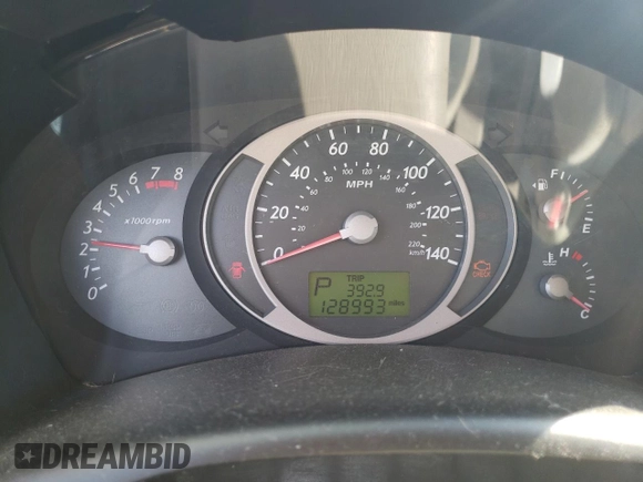 2005 Hyundai Tucson GLS with VIN KM8JN12DX5U212587, listed as a Copart auction lot 72044114 with 128,993 mi miles and Salvage Title. Bid and sale history available at carsss.com. Image 9.