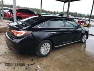 2017 Hyundai Sonata Hybrid SE with VIN KMHE24L16HA050088, listed as a Copart auction lot 39151904 with 118,004 mi miles. Bid and sale history available at carsss.com. Image 3.