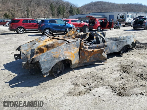 1987 Ford F-150 with VIN 1FTEF14N1HLA56135, listed as a Copart auction lot 49605055 with 0 mi miles and Salvage Title. Bid and sale history available at carsss.com. Image 1.