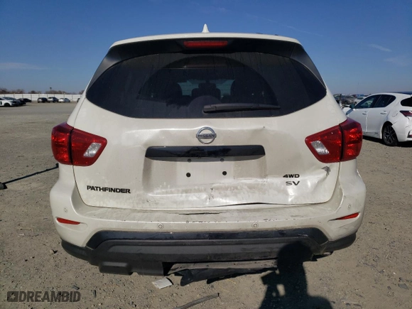 2019 Nissan Pathfinder S with VIN 5N1DR2MM2KC640448, listed as a Copart auction lot 89297665 with 85,261 mi miles and Salvage Title. Bid and sale history available at carsss.com. Image 6.