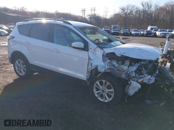 2017 Ford Escape SE with VIN 1FMCU9GD5HUE00425, listed as a IAAI auction lot 41843115 with 64,896 mi miles. Bid and sale history available at carsss.com. Image 1.