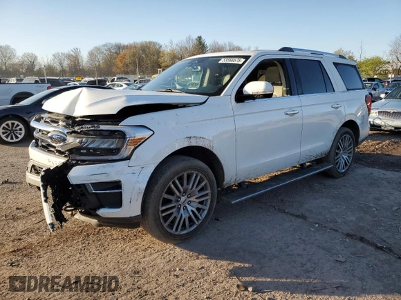 2022 Ford Expedition Limited z VIN 1FMJU2AT0NEA31719, wystawiony jako Copart lot #53566575 z przebiegiem 41 753 mil mil oraz Szkoda całkowita • Salvage title. Historia ofert i sprzedaży dostępna na DreamBid. Obrazek 1.