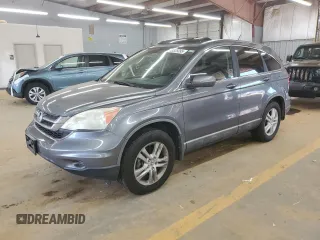 2010 Honda CR-V EX-L with VIN 5J6RE4H7XAL016993, listed as a Copart auction lot 58525095 with 131,678 mi miles and Salvage title. Bid and sale history available at DreamBid. Image 1.