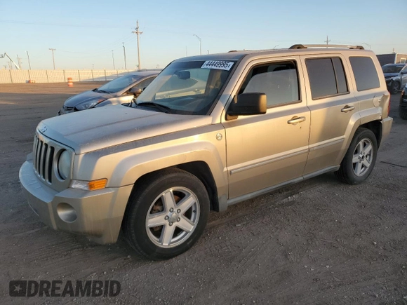 2010 Jeep Patriot Limited with VIN 1J4NF4GB8AD551154, listed as a Copart auction lot 44449995 with 155,814 mi miles and Clean Title. Bid and sale history available at carsss.com. Image 1.