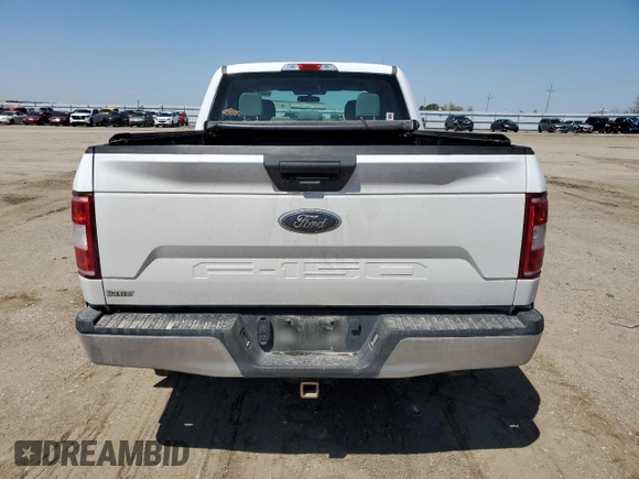 2018 Ford F-150 XL with VIN 1FTEX1EB4JKF21861, listed as a Copart auction lot 55510405 with 45,035 mi miles and Salvage title. Bid and sale history available at DreamBid. Image 6.