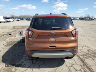 2017 Ford Escape SE with VIN 1FMCU0GD3HUD52581, listed as a Copart auction lot 49813305 with 129,762 mi miles and Clean Title. Bid and sale history available at carsss.com. Image 6.