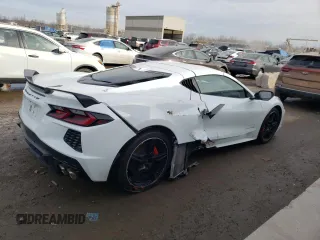 2022 Chevrolet Corvette 2LT with VIN 1G1YB2D48N5122419, listed as a Copart auction lot 41087464 with 25,062 mi miles. Bid and sale history available at carsss.com. Image 3.
