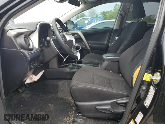 2018 Toyota RAV4 XLE with VIN 2T3WFREV0JW484430, listed as a Copart auction lot 55878455 with 132,335 mi miles and Salvage title. Bid and sale history available at DreamBid. Image 7.