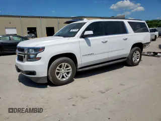 2020 Chevrolet Suburban LT with VIN 1GNSCHKC0LR158867, listed as a Copart auction lot 58231685 with 105,145 mi miles and Salvage title. Bid and sale history available at DreamBid. Image 1.