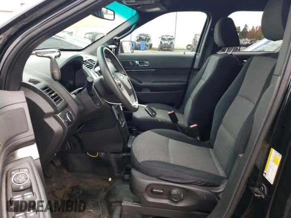 2014 Ford Utility Police Interceptor with VIN 1FM5K8AR2EGA04458, listed as a Copart auction lot 73454084 with 137,214 mi miles and Salvage Title. Bid and sale history available at carsss.com. Image 7.