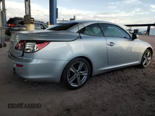 2012 Lexus IS 250 C z VIN JTHFF2C28C2525767, wystawiony jako Copart lot #61878825 z przebiegiem 65 218 mil mil oraz Szkoda całkowita • Salvage title. Historia ofert i sprzedaży dostępna na DreamBid. Obrazek 3.