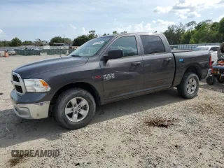 2019 Ram 1500 Tradesman with VIN 1C6RR7KM0KS721195, listed as a Copart auction lot 57068645 with 156,192 mi miles and Salvage title. Bid and sale history available at DreamBid. Image 1.