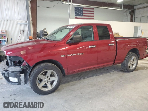 2012 Ram 1500 ST with VIN 1C6RD7FT1CS260574, listed as a Copart auction lot 55311215 with 152,399 mi miles and Clean title. Bid and sale history available at DreamBid. Image 1.