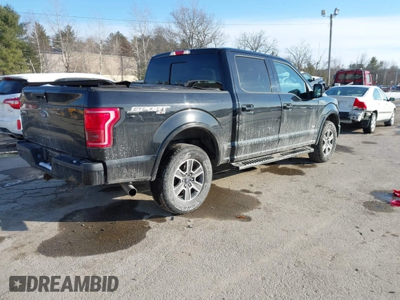 2017 Ford F-150 XL with VIN 1FTEW1EP2HFC48405, listed as a IAAI auction lot 41381331 with 111,580 mi miles and . Bid and sale history available at DreamBid. Image 4.