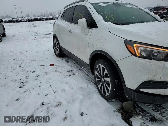 2021 Buick Encore Preferred with VIN KL4CJESM5MB364152, listed as a Copart auction lot 42417855 with 56,259 mi miles and Salvage Title. Bid and sale history available at DreamBid. Image 12.