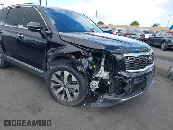 2021 Kia Telluride S with VIN 5XYP64HC1MG101003, listed as a IAAI auction lot 42248616 with 146,960 mi miles and . Bid and sale history available at DreamBid. Image 6.