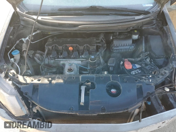 2013 Honda Civic EX with VIN 2HGFB2F88DH501007, listed as a Copart auction lot 46568865 with 138,645 mi miles and Salvage Title. Bid and sale history available at DreamBid. Image 12.