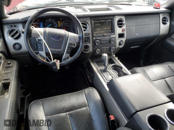 2015 Ford Expedition Max Limited with VIN 1FMJK1KT5FEF01923, listed as a Copart auction lot 59873255 with 242,656 mi miles and Salvage title. Bid and sale history available at DreamBid. Image 8.