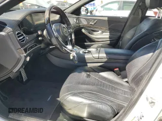 2018 Mercedes-Benz S 560 with VIN WDDUG8DB9JA368265, listed as a Copart auction lot 47492885 with 31,007 mi miles and Salvage Title. Bid and sale history available at carsss.com. Image 7.