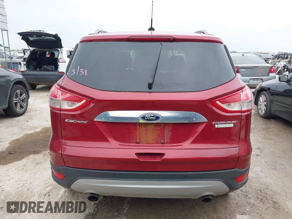 2015 Ford Escape Titanium with VIN 1FMCU0J98FUC07196, listed as a IAAI auction lot 41930660 with 51,161 mi miles and . Bid and sale history available at DreamBid. Image 16.