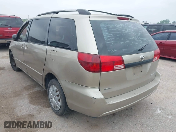 2005 Toyota Sienna CE with VIN 5TDZA23C55S375621, listed as a IAAI auction lot 41921415 with 257,259 mi miles. Bid and sale history available at carsss.com. Image 3.