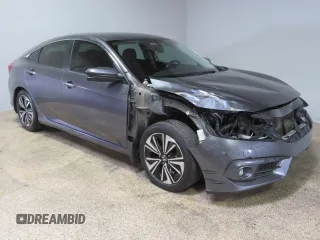 2017 Honda Civic Sedan EX-L with VIN 2HGFC1F70HH645185, listed as a Copart auction lot 73703614 with 132,384 mi miles and Clean Title. Bid and sale history available at carsss.com. Image 1.