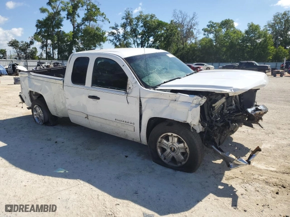 2012 Chevrolet Silverado 1500 LT with VIN 1GCRCSE05CZ239613, listed as a Copart auction lot 53102825 with 191,650 mi miles and Salvage Title. Bid and sale history available at carsss.com. Image 4.