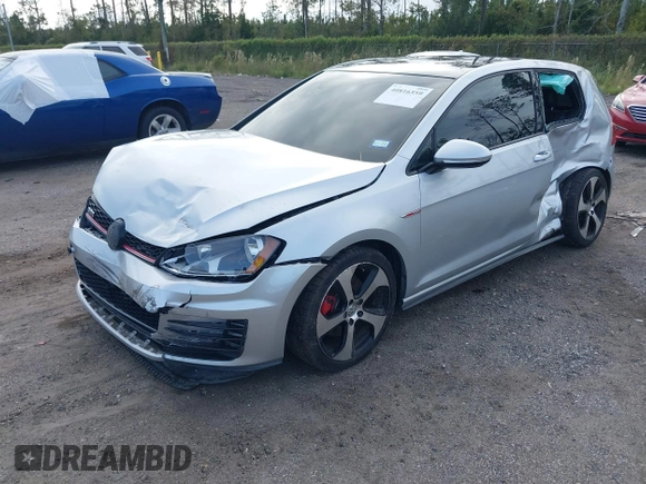 2015 Volkswagen GTI S with VIN 3VWYT7AU9FM092829, listed as a IAAI auction lot 40816559 with 112,176 mi miles and . Bid and sale history available at DreamBid. Image 2.