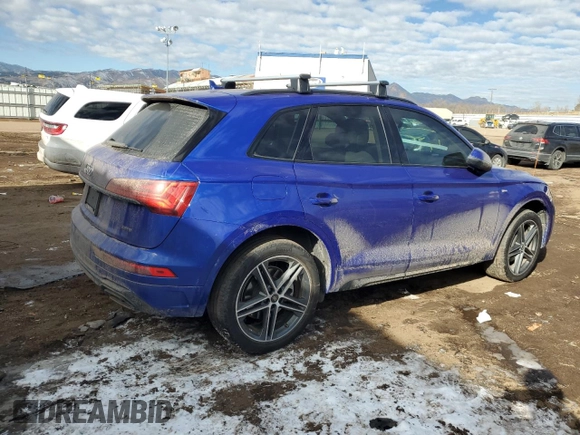 2023 Audi Q5 S line Premium Plus with VIN WA1E2AFY3P2053545, listed as a Copart auction lot 43109325 with 32,686 mi miles and Salvage title. Bid and sale history available at DreamBid. Image 3.