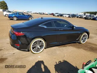 2017 Infiniti Q60 Premium with VIN JN1CV7EK6HM110835, listed as a Copart auction lot 89210655 with 136,532 mi miles and Clean Title. Bid and sale history available at DreamBid. Image 3.