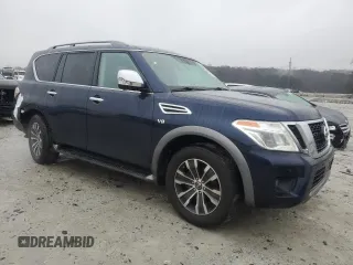 2020 Nissan Armada SL with VIN JN8AY2ND3L9108136, listed as a Copart auction lot 42542315 with 85,152 mi miles and Salvage Title. Bid and sale history available at carsss.com. Image 4.