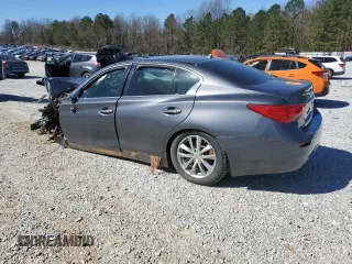 2016 Infiniti Q50 2.0t Premium with VIN JN1CV7AP1GM202791, listed as a Copart auction lot 49449675 with 0 mi miles and Clean Title. Bid and sale history available at carsss.com. Image 2.