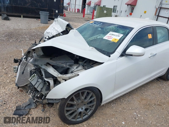 2015 Cadillac ATS Sedan Luxury RWD with VIN 1G6AB5RX4F0130905, listed as a IAAI auction lot 41801229 with 1 mi miles. Bid and sale history available at carsss.com. Image 15.