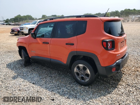 2017 Jeep Renegade Sport with VIN ZACCJBAB6HPF18061, listed as a Copart auction lot 59039595 with 95,431 mi miles and Salvage title. Bid and sale history available at DreamBid. Image 2.