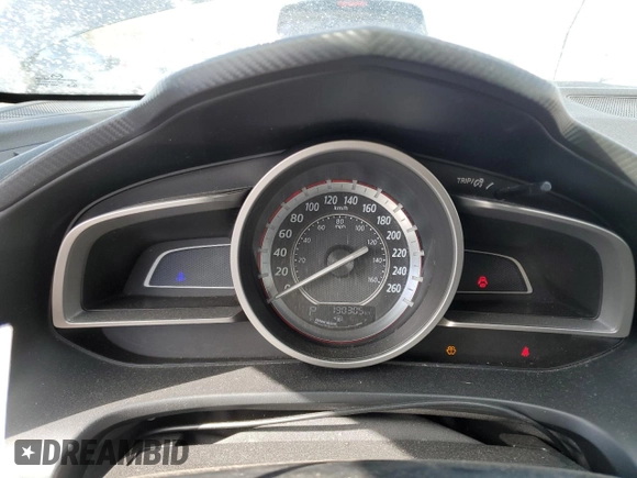 2014 Mazda 3 i Sport with VIN 3MZBM1K73EM122186, listed as a Copart auction lot 47986385 with 190,305 mi miles and Salvage Title. Bid and sale history available at DreamBid. Image 9.