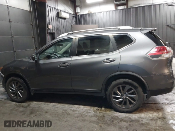 2016 Nissan Rogue SV with VIN KNMAT2MV1GP683440, listed as a IAAI auction lot 40781500 with 122,848 mi miles and . Bid and sale history available at carsss.com. Image 15.