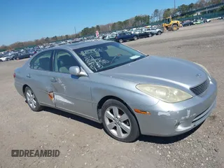 2005 Lexus ES 350 z VIN JTHBA30G355103751, wystawiony jako IAAI lot #39299971 z przebiegiem 154 524 mil mil oraz . Historia ofert i sprzedaży dostępna na DreamBid. Obrazek 1.