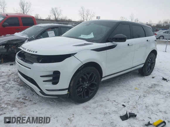 2023 Land Rover Range Rover Evoque Dynamic SE with VIN SALZL2FX0PH190126, listed as a IAAI auction lot 41416523 with 20,906 mi miles. Bid and sale history available at carsss.com. Image 2.