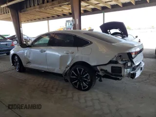 2024 Honda Accord Touring с VIN 1HGCY2F83RA040323, выставлен на аукционе Copart как лот 61009105 с пробегом 7 123 миль миль и Списание • Salvage title. История ставок и продаж доступна на DreamBid. Изображение 2.