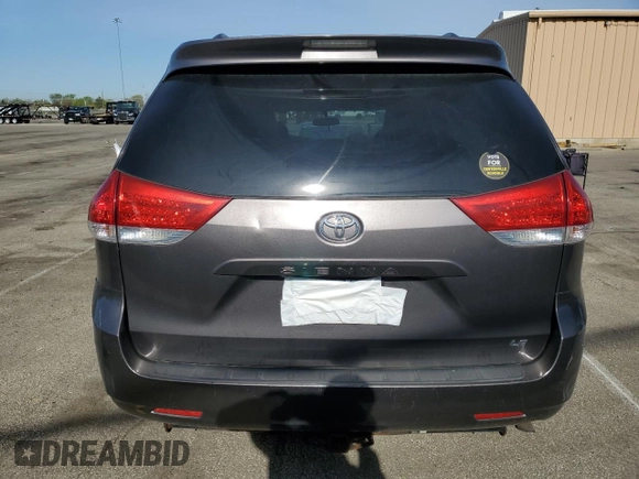 2013 Toyota Sienna LE AAS with VIN 5TDKK3DC8DS285333, listed as a Copart auction lot 54120625 with 136,389 mi miles and Salvage title. Bid and sale history available at DreamBid. Image 6.