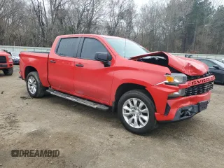 2022 Chevrolet Silverado 1500 Custom with VIN 3GCPWBEK3NG174845, listed as a Copart auction lot 43876995 with 40,868 mi miles and Salvage Title. Bid and sale history available at DreamBid. Image 4.