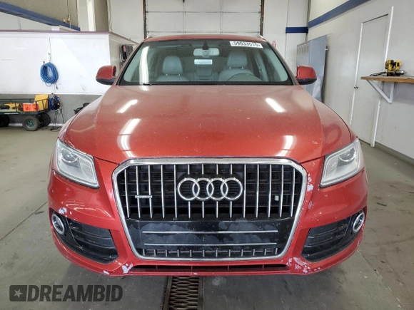 2014 Audi Q5 Premium Plus with VIN WA1LFBFP3EA028494, listed as a Copart auction lot 59033515 with 130,206 mi miles and Salvage title. Bid and sale history available at DreamBid. Image 5.