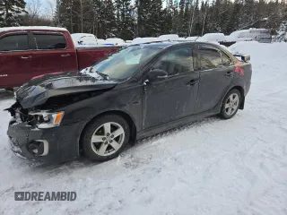 2017 Mitsubishi Lancer ES with VIN JA32V2FW6HU607959, listed as a Copart auction lot 84268254 with 0 mi miles and Salvage Title. Bid and sale history available at carsss.com. Image 1.