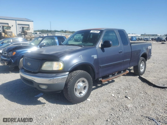 1999 Ford F-150 Work Series with VIN 1FTRX18W9XNA74452, listed as a Copart auction lot 75307294 with 152,631 mi miles and Salvage Title. Bid and sale history available at carsss.com. Image 1.