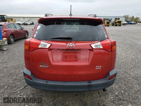 2013 Toyota RAV4 XLE with VIN 2T3RFREV5DW012225, listed as a Copart auction lot 51995745 with 87,610 mi miles and Salvage Title. Bid and sale history available at carsss.com. Image 6.
