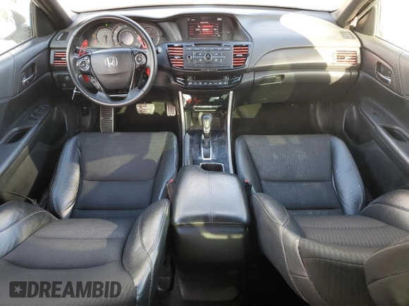 2017 Honda Accord Sedan Sport with VIN 1HGCR2F50HA133981, listed as a Copart auction lot 44415735 with 170,368 mi miles and Salvage Title. Bid and sale history available at carsss.com. Image 8.