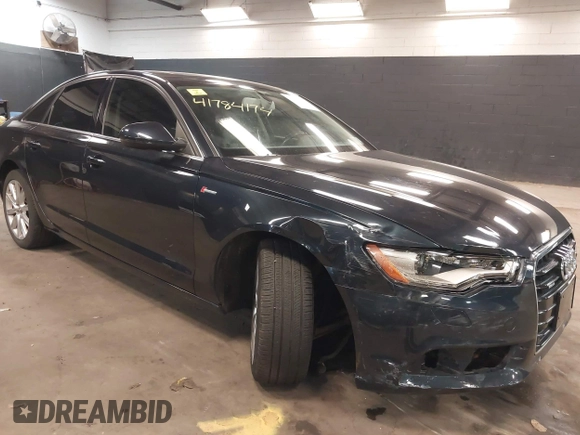 2014 Audi A6 Premium Plus with VIN WAUFGAFC4EN103099, listed as a IAAI auction lot 41784174 with 105,212 mi miles and . Bid and sale history available at DreamBid. Image 6.