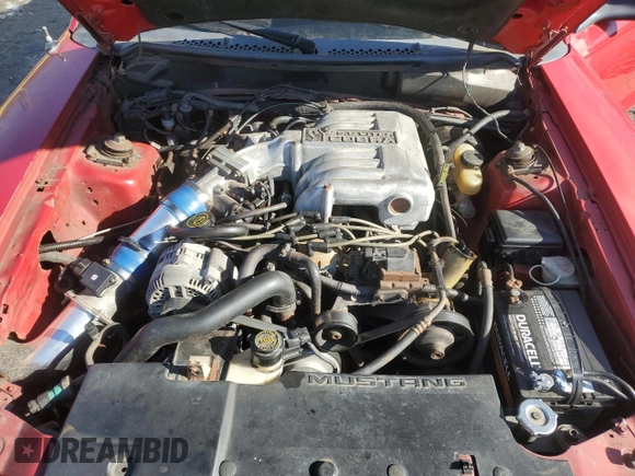 1994 Ford Mustang with VIN 1FALP42D4RF195570, listed as a Copart auction lot 45666145 with 151,372 mi miles and Clean title. Bid and sale history available at DreamBid. Image 11.