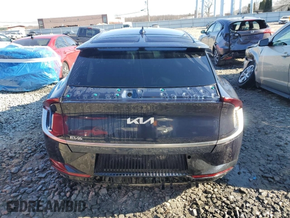 2023 Kia EV6 Wind with VIN KNDC34LA4P5129288, listed as a Copart auction lot 46688195 with 64,062 mi miles and Clean Title. Bid and sale history available at carsss.com. Image 6.